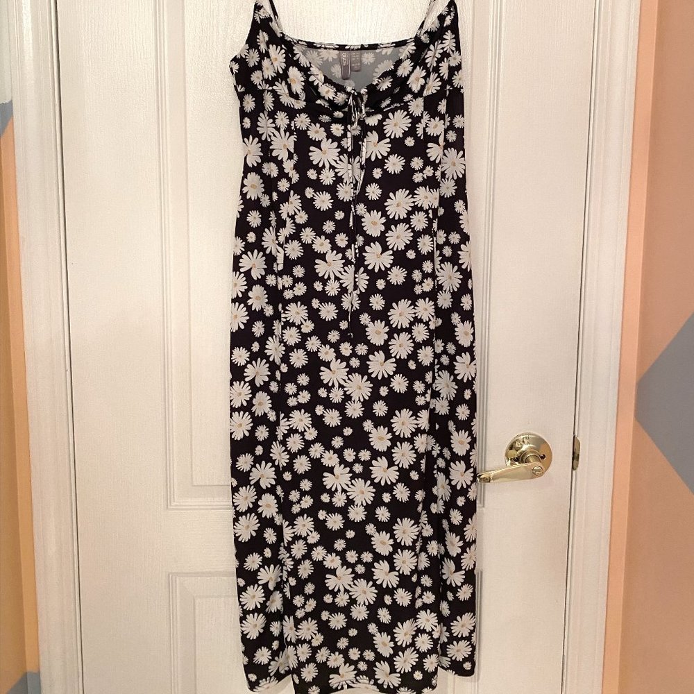 Petite Midi Daisy Print Sundress